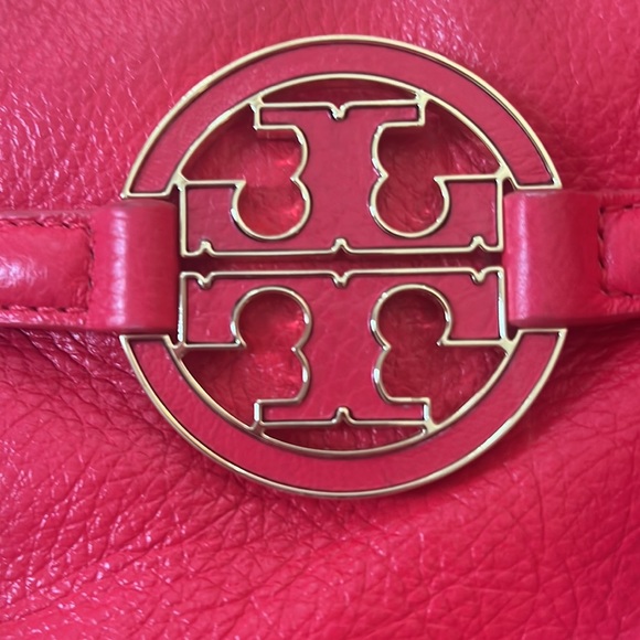 Authentic Hot pink / red Tory Burch bag - Picture 3 of 6